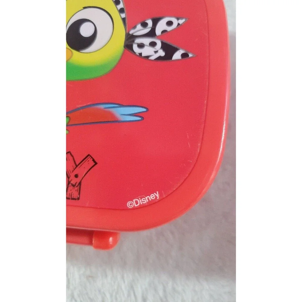 Disney Store Jake And The Neverland Pirates Skully Lunch Bento Box Red Rare